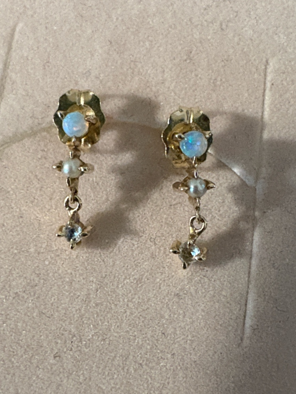 CATBIRD Petite Opal Spring Fairy Earrings - Picture 14 of 16